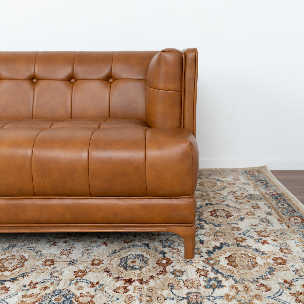 Kennedy Sofa (Cognac Leather)