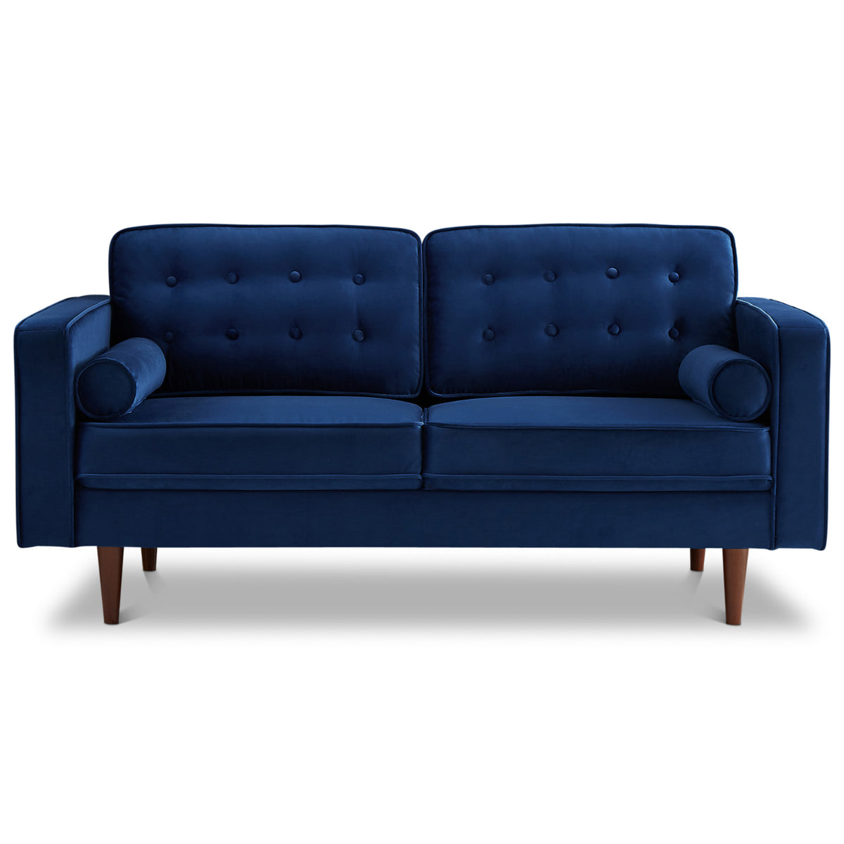 Kirby Loveseat (Navy Blue Velvet)