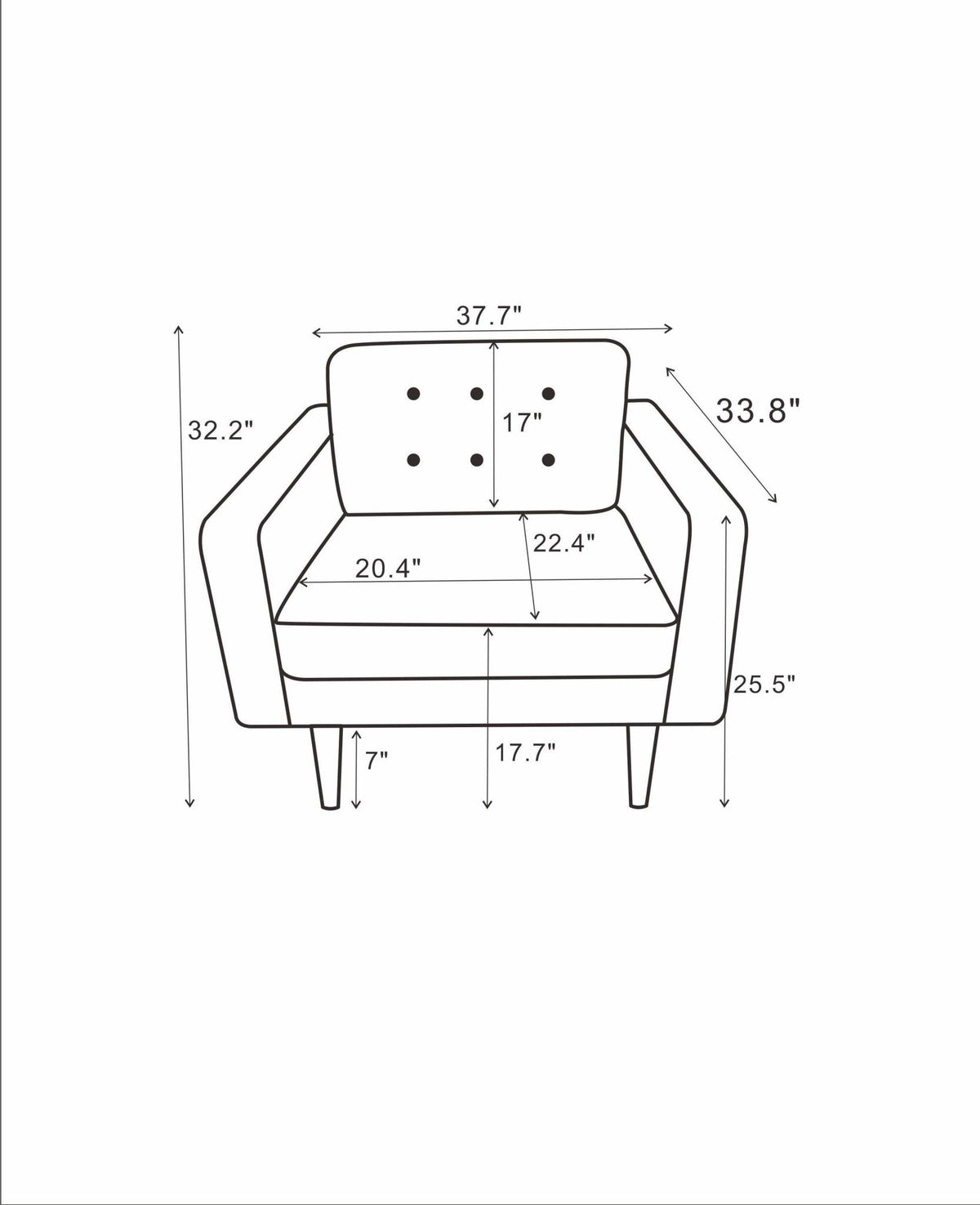 Kirby Grey Velvet Lounge Chair