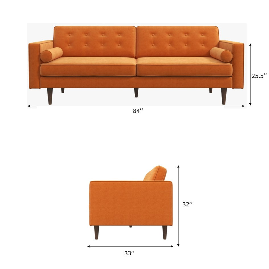 Kirby Sofa (Burnt Orange)