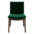Laura  Green Velvet Solid Wood Dining Chair (Set Of 2)