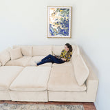 Laurel Modular Sofa (Ivory Velvet)