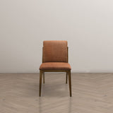 Griffin Orange Fabric Dining Chair