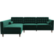 Olson Sectional Sofa (Green) Left Chaise