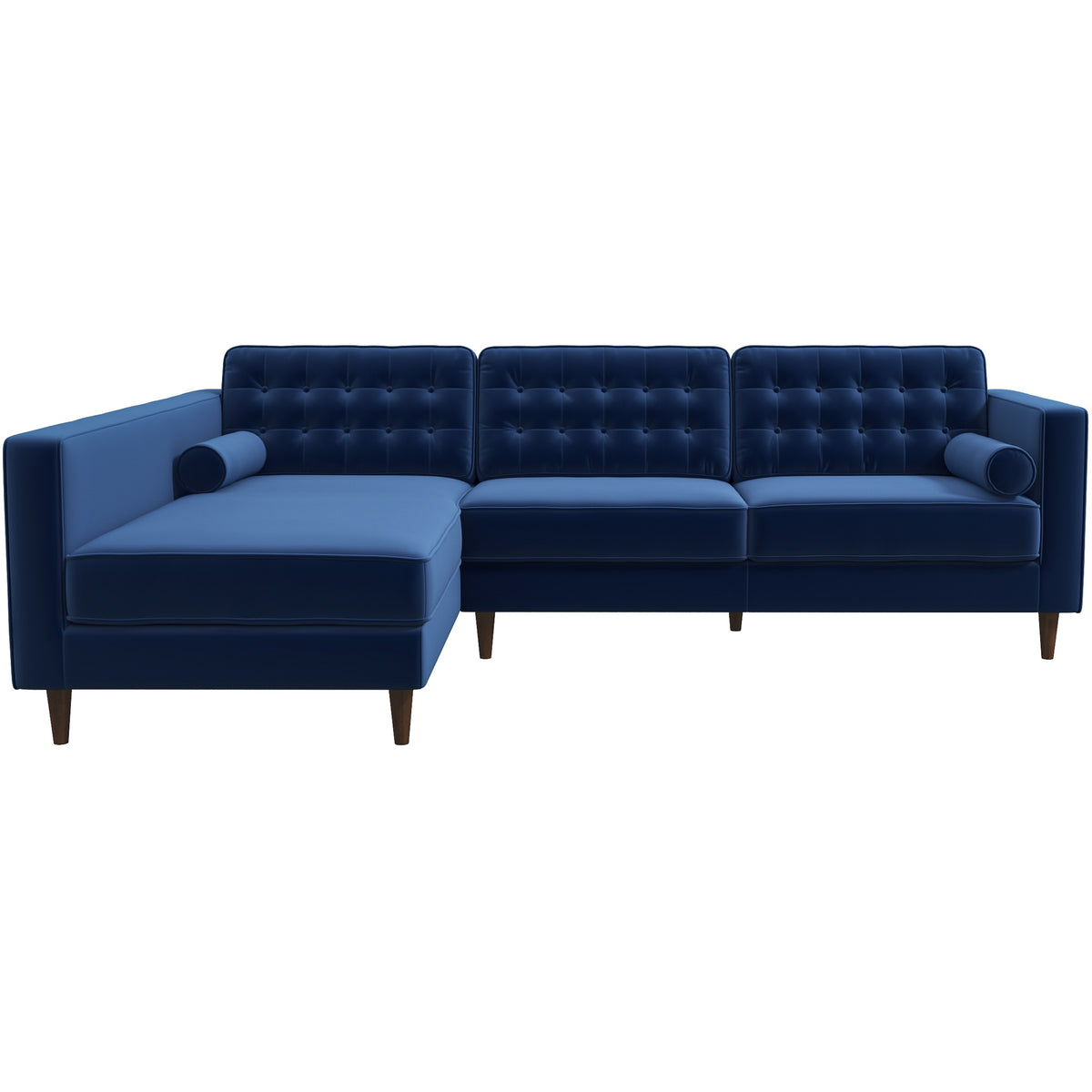 Olson Sectional Sofa (Midnight Blue) Left Chaise