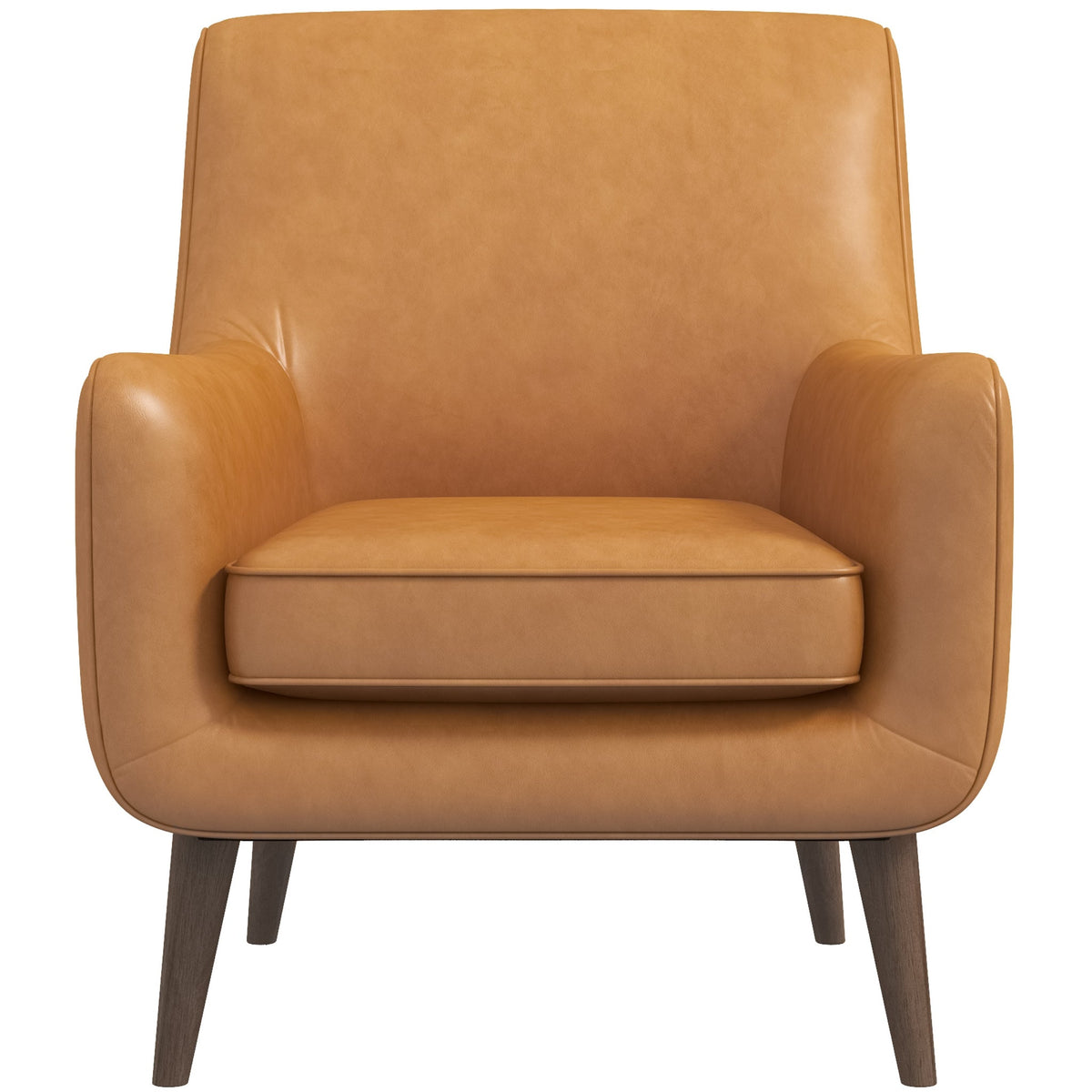 Lexi Leather Lounge Chair (Tan)