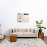 Mara Sofa (Light Cream Velvet)