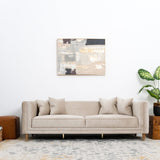 Mara Sofa (Light Cream Velvet)