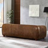 Miller Brown Leather Sofa