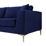 Milo Sofa (Blue Velvet)