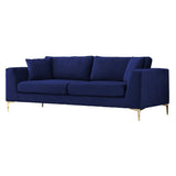 Milo Sofa (Blue Velvet)