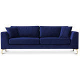 Milo Sofa (Blue Velvet)