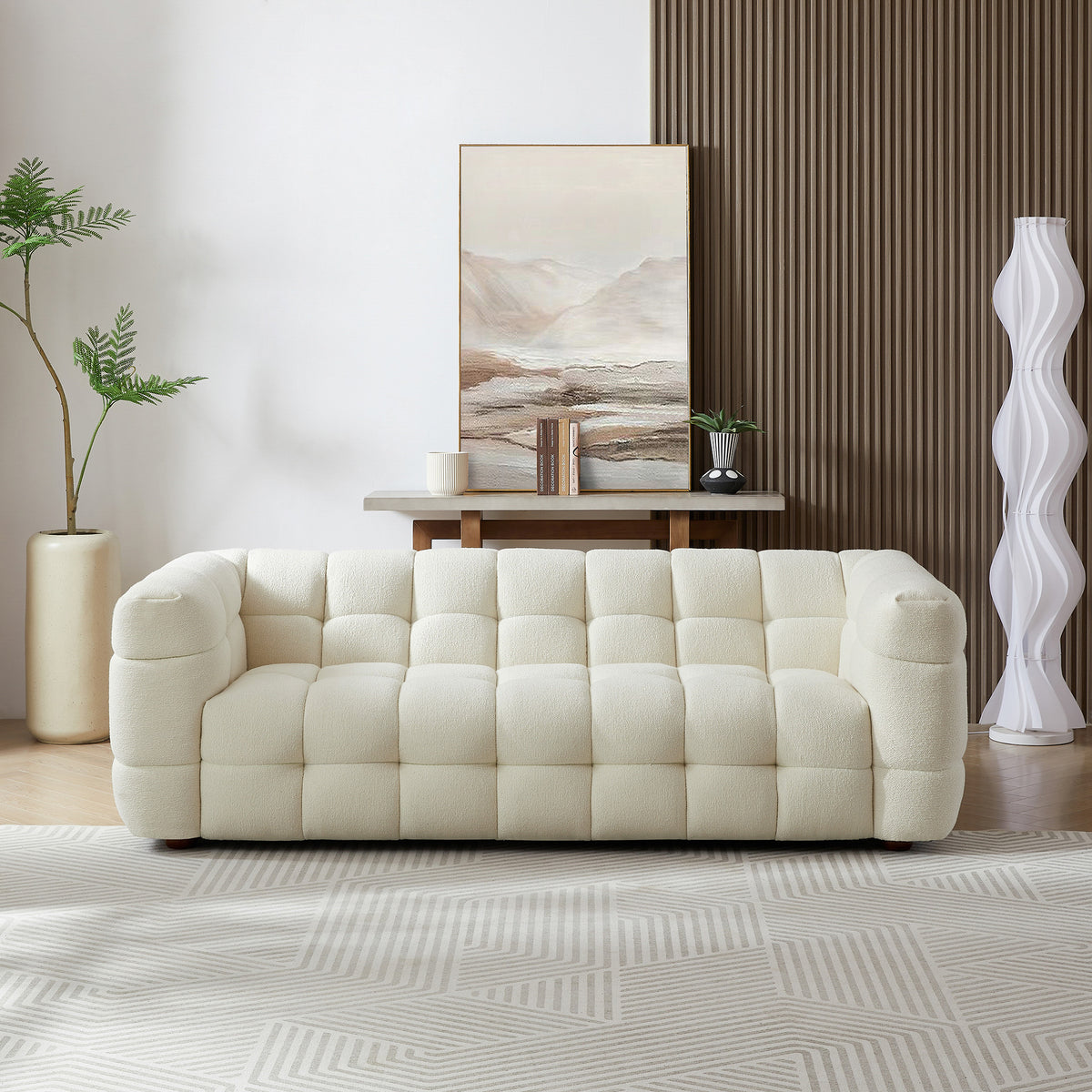 Mirage Cream Boucle Sofa