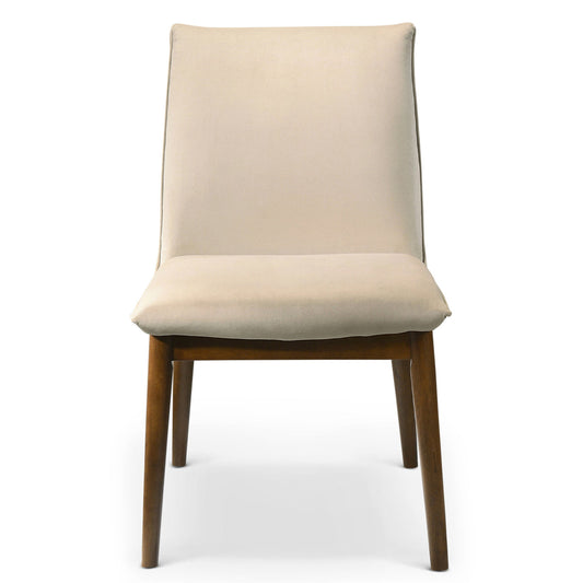 Moss Beige Velvet Dining Chair