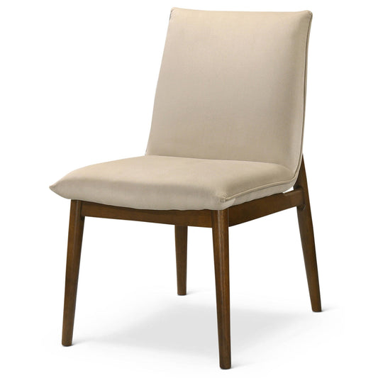 Moss Beige Velvet Dining Chair