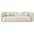 Bodrum Curved Sofa (Ivory Boucle)