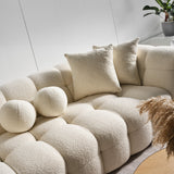 Aris Ivory Boucle Sofa