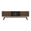 Noak Mid Century Modern Style White Tv Stand