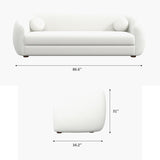 Norma Cream Boucle Sofa