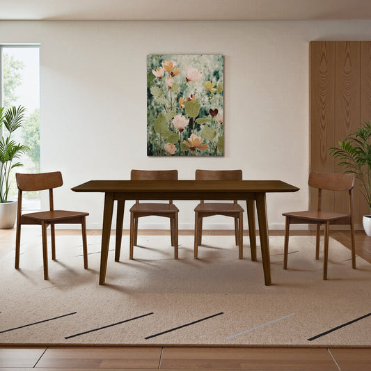 Pierre Walnut Dining Chair (Set Of 2)