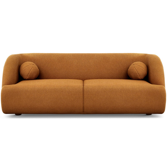 Quinn Burnt Orange Boucle Sofa