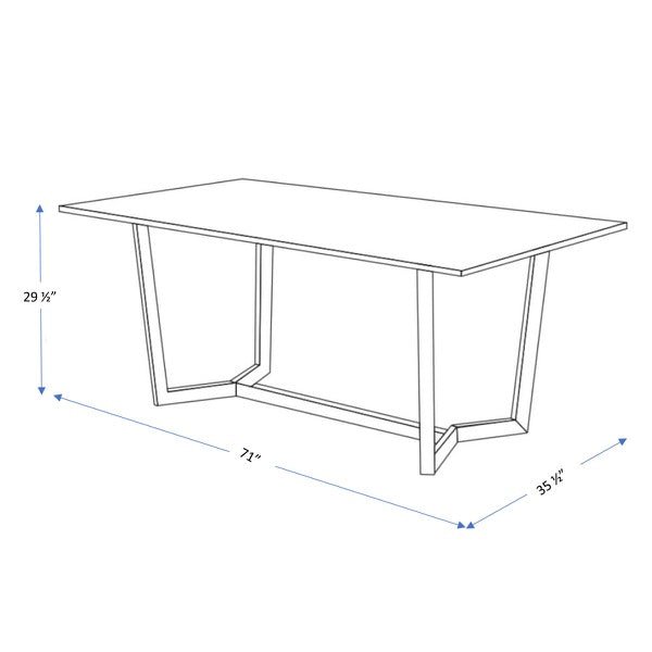 Rolda Dining Set With 4 Zola Dining Chairs (Leather)