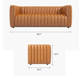 Rosslyn Sofa (Cognac Leather)