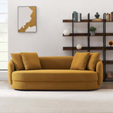 Dylan Modern Gold Boucle Sofa