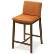 Sheldon Burnt Orange Velvet Counter Chair