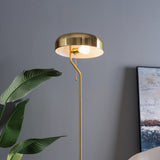 Spectra Floor Lamp - Gold outer and White inner