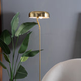 Spectra Floor Lamp - Gold outer and White inner