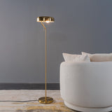 Spectra Floor Lamp - Gold outer and White inner