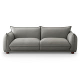 Mansfield Grey Leather Sofa