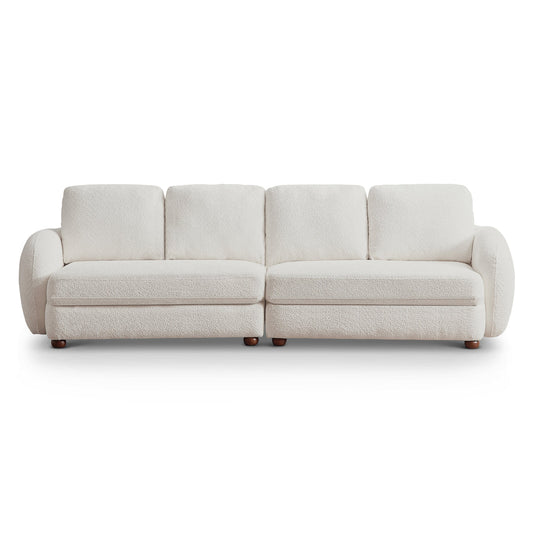 Virgil Cream Boucle Large Sofa