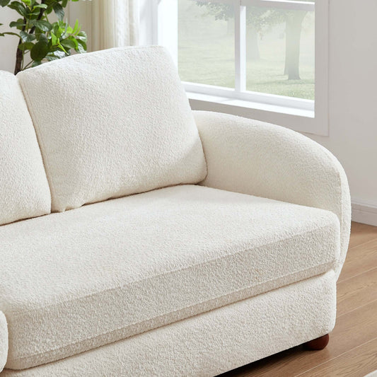 Paton 114.5'' Boucle Fabric Sofa