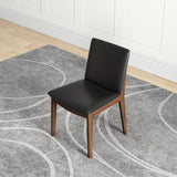 Virginia Dining Chair (Black Leather)