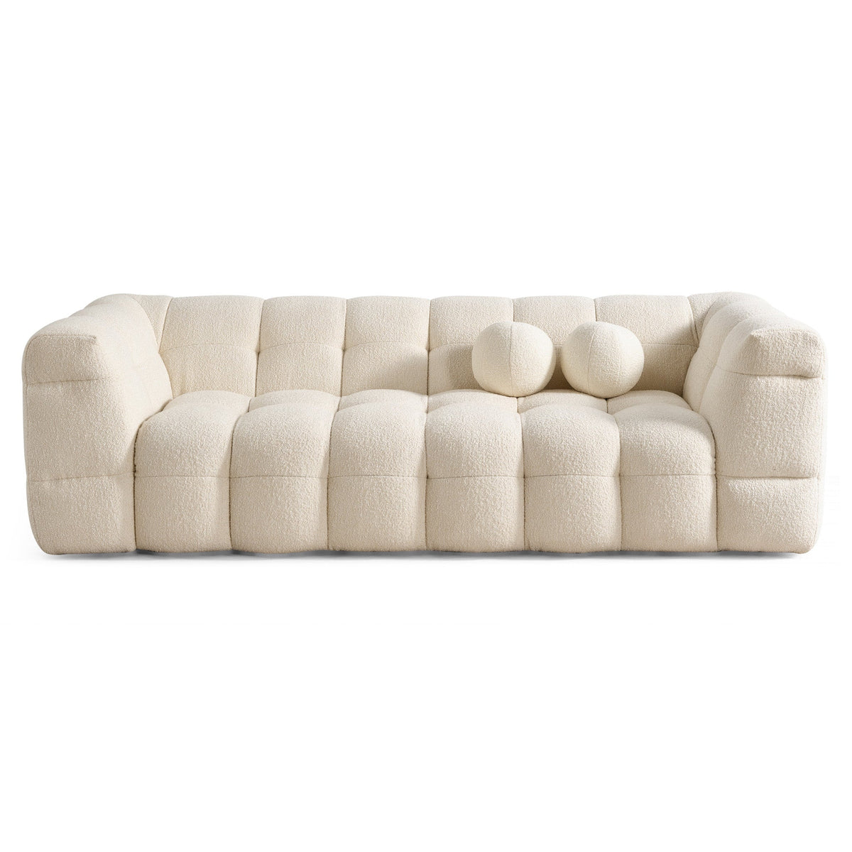 Aris Ivory Boucle Sofa