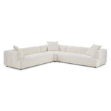 Wade Ivory Boucle Corner Sofa