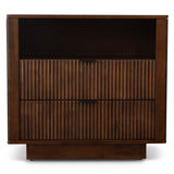 Webster 2 Drawers Nightstand Walnut