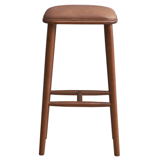 Westbury Tan Leather Bar Stool