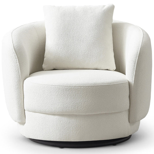 Perth Lounge Chair (Beige Boucle)