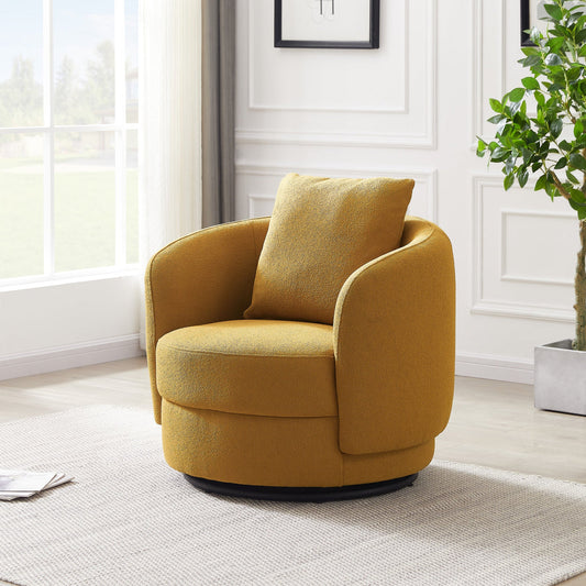 Perth Lounge Chair (Gold Boucle)