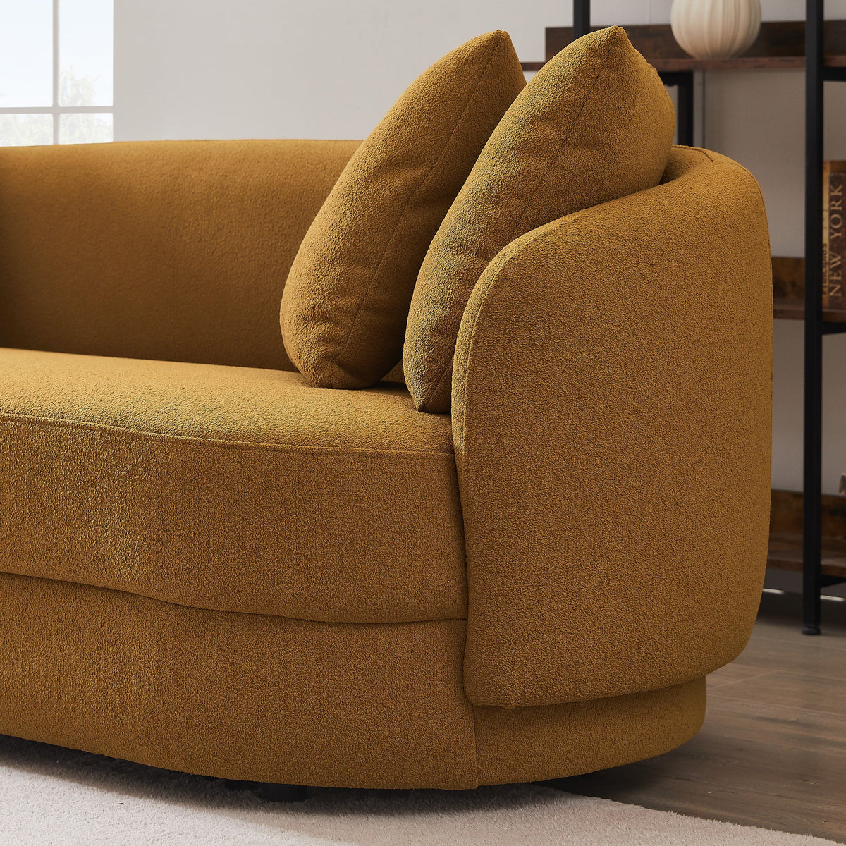 Perth Sofa (Gold Boucle)