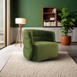 Walden Swivel Chair - Green Velvet