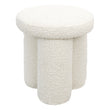 Wesley Ivory Boucle Stool