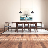 Dining Set, Adira Xlarge Walnut Table With 8 Winston Grey Chairs