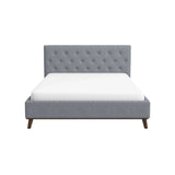 Graceville Light Grey King Platform Bed
