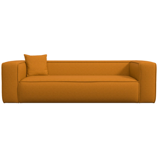 Barcelona Modern Boucle Sofa (Dark Yellow)