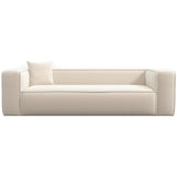 Barcelona Modern Boucle Sofa (Cream)