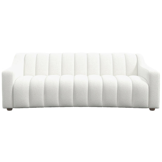 Bari Sofa (White Boucle Fabric)